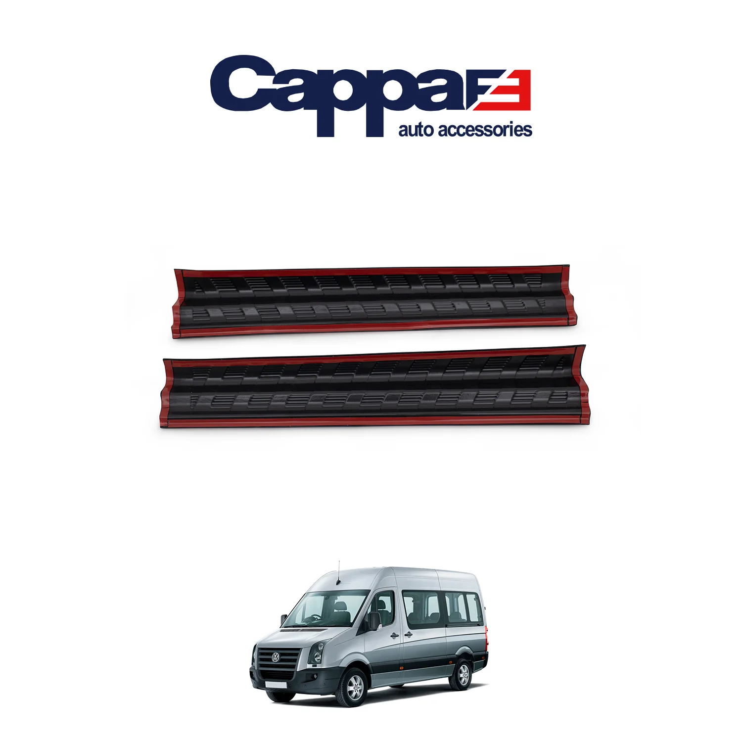 CAPPAFE Door Sill Set 2 Pieces for Volkswagen Crafter 2006-2012