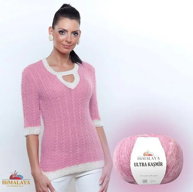 Himalaya Ultra Kasmir kaslir moher przędza 50g-175m Alpaca Mink Merino Cashmere Kid wełna Knitting Crochet Amigurumi dziecko mleko miękka szczotka