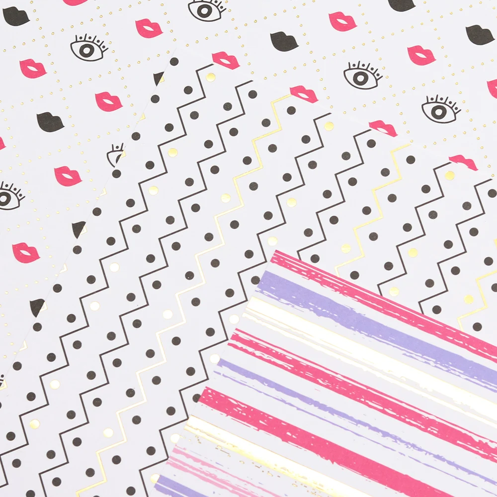 Creative Path 12-Zoll-Scrapbooking-Papier mit jungen und schicken Mustern, dekoratives Hintergrundpapier für DIY-Bastelarbeiten und Journaling – Detail 9