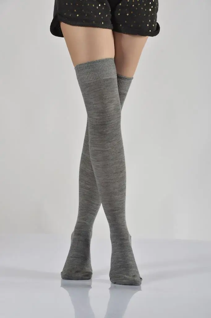 Idilfashion Women Laptop Stocking-Light Gray-B-ART005 (3'LÜ PACKAGE)