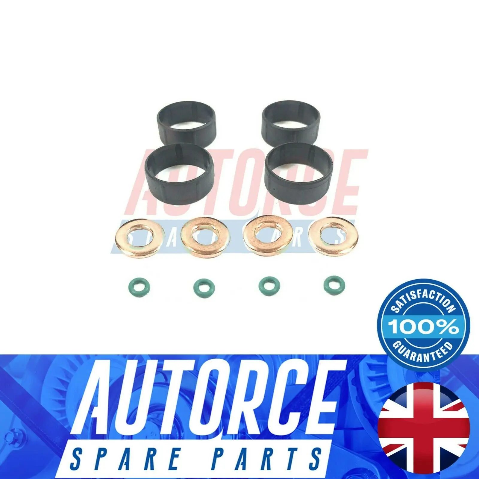 FOR CITROEN NEMO INJECTOR SEAL XSARA C1 C2 C3 MK1 MK2 1.4 FUEL WASHER ORING KIT SET 1348625, 198184, 1982F7, 0348T8, 2S6Q9E568AA