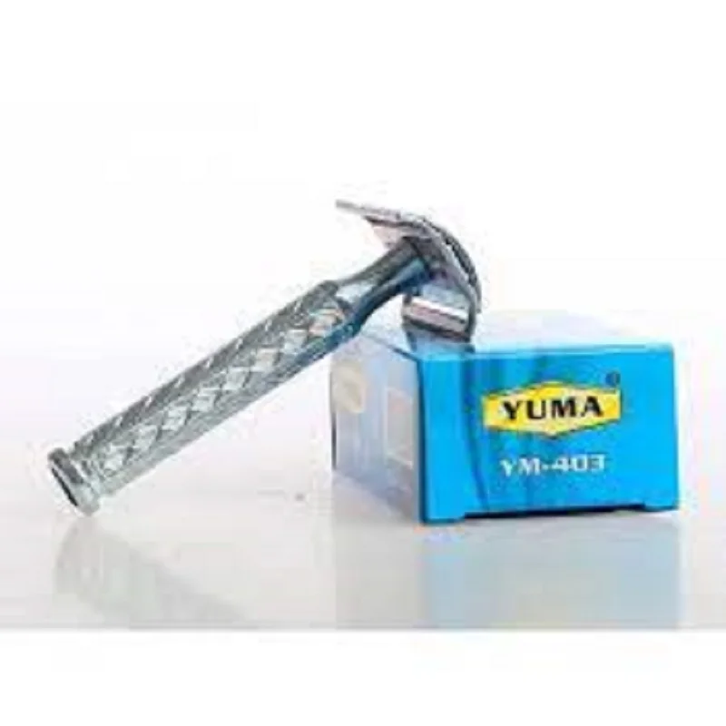 Afeitadora Yuma para hombre, recortadora de barba, moldeadora y rapera, 10 cuchillas de afeitar y 20 piezas de piedra de sangre desechable