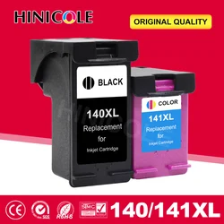 Hinicool-Reemplazo de cartucho de tinta 140 XL para impresora HP 140, HP140, Photosmart C4583, C4283, C4483, C5283, D5363, remanufacturado