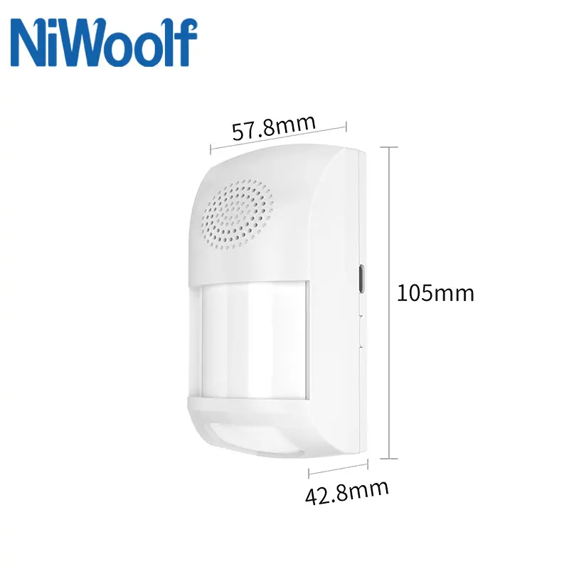 Tuya WiFi Motion Sensor 25kg Pet Immune Infrared PIR Body Detector APP Message Push Smart Home Security Alarm System