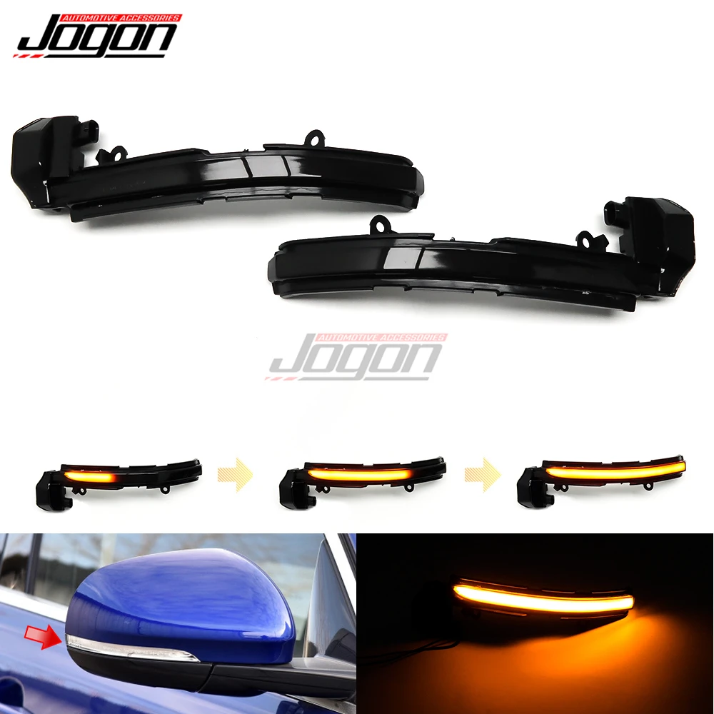 For Jaguar XE XF XJ F-TYPE XK XKR I-PACE X250 X260 Dynamic Turn Signal Light LED Side Mirror Sequential Indicator Blinker Lamp