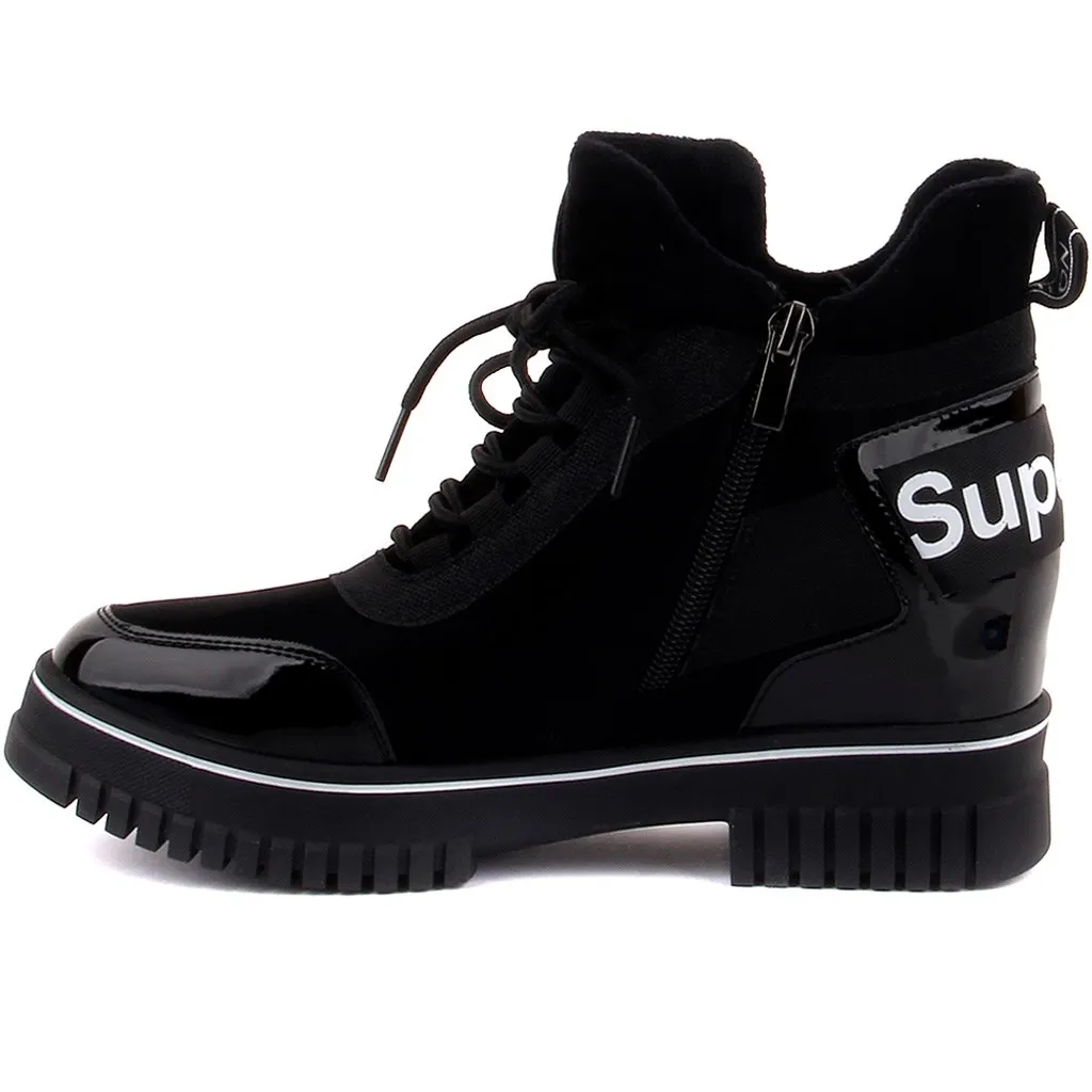 Botas femininas cor preta guja