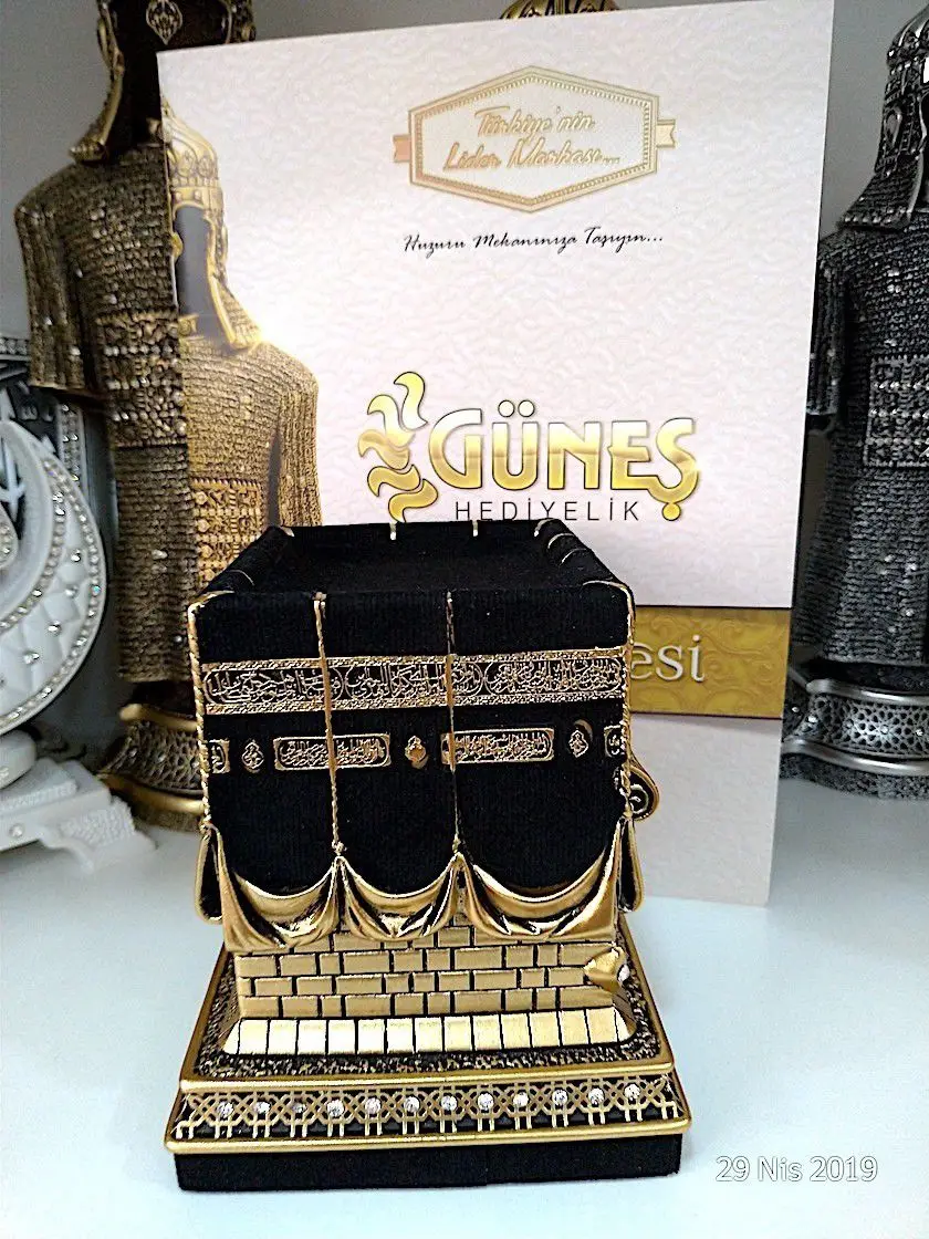 Kaaba Tremendous mecca home decor miniature feast gift Jawshan Kabir armor suit Eid mubarak Trinket Cevşen Ottoman Armor islamic