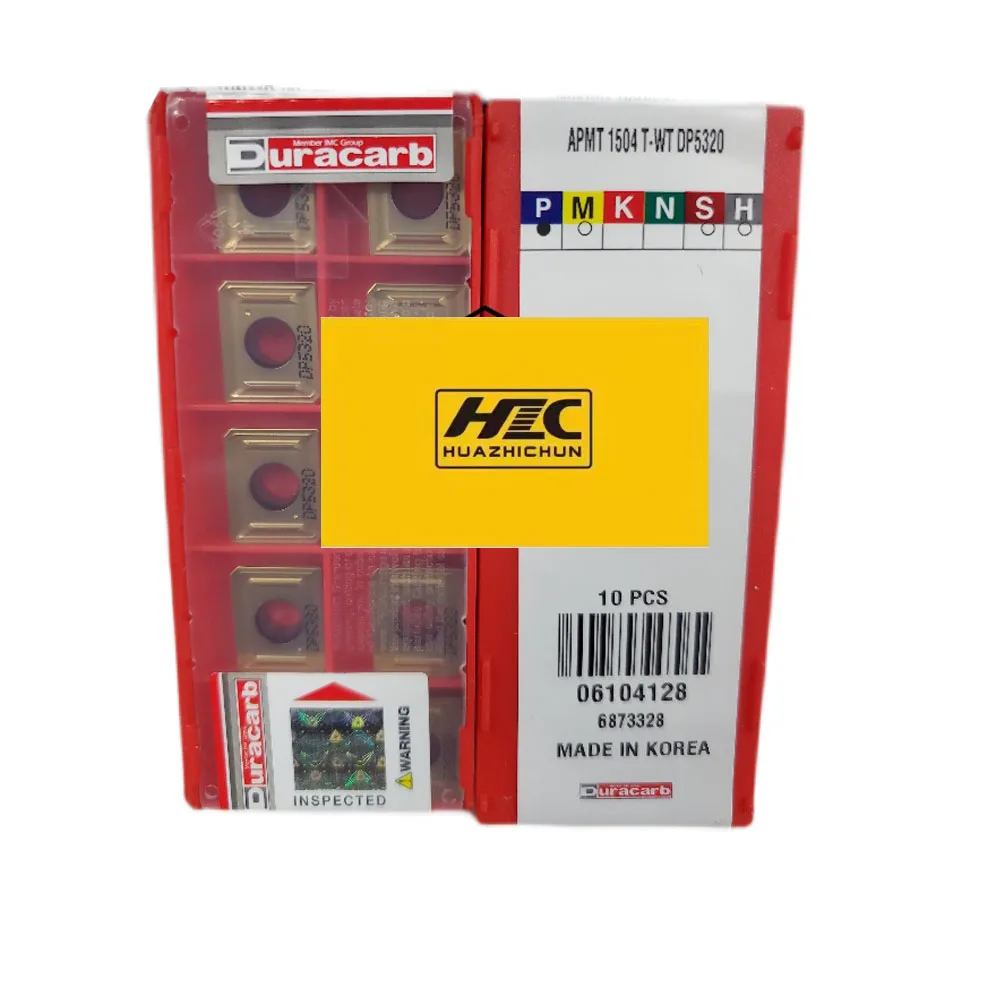 Duracarb CNC 카바이드 인서트, 밀링 전용 APMT1504T WT DP5320, 정품