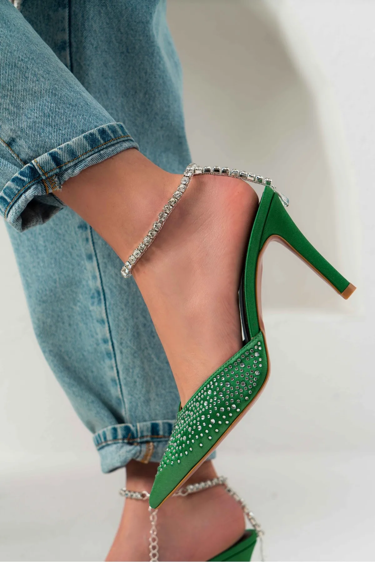 

Brand 2022 new spring super high heels shoes women's pumps bling bling sexy dating shoes female sweet nightclub pumps shoes