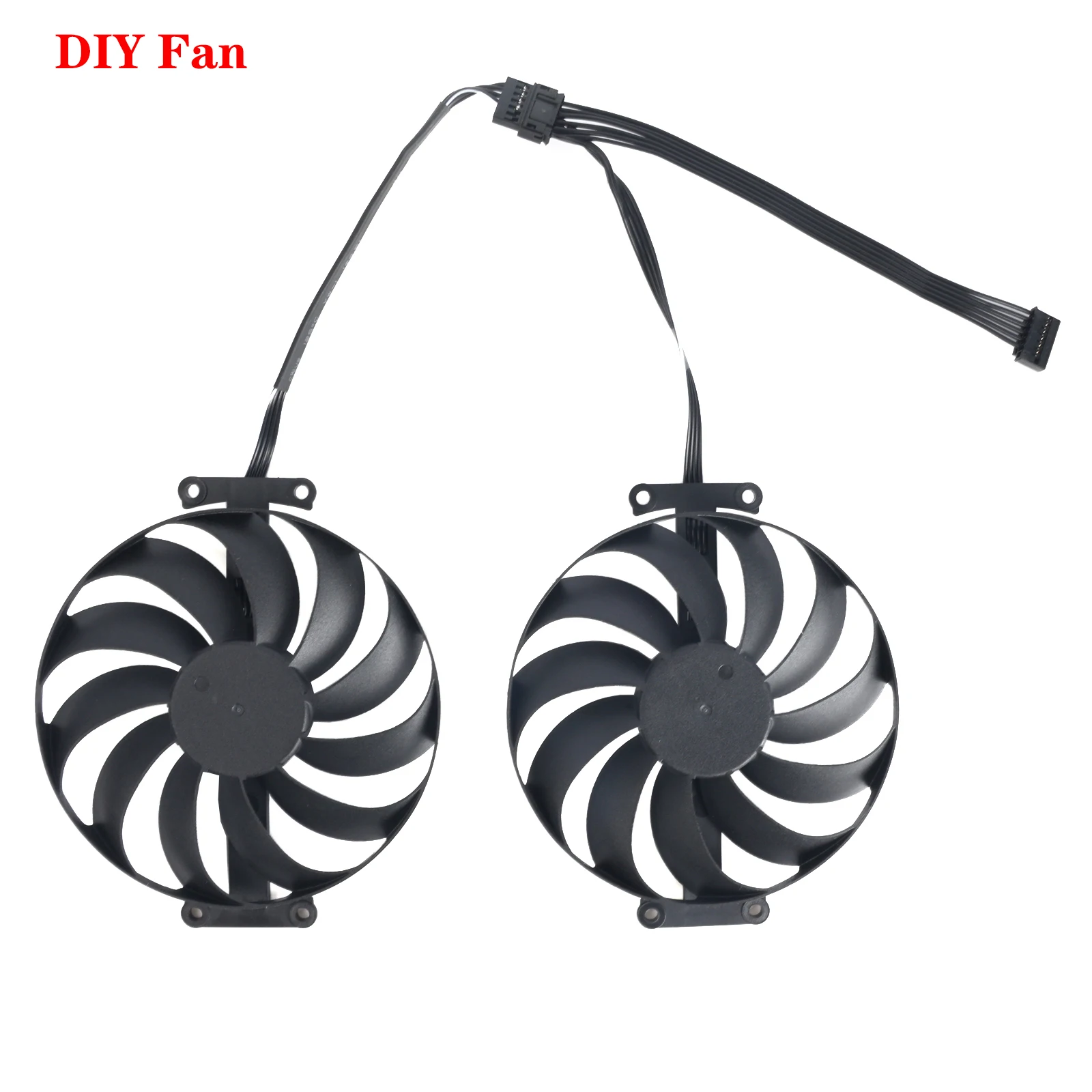 Ventilateur de refroidissement de remplacement pour carte de fouille, bricolage, T129215SU 7pin RTX3060 Ti RTX3070 pour ASUS touristes RTX 3060 Ti 3070 GPU