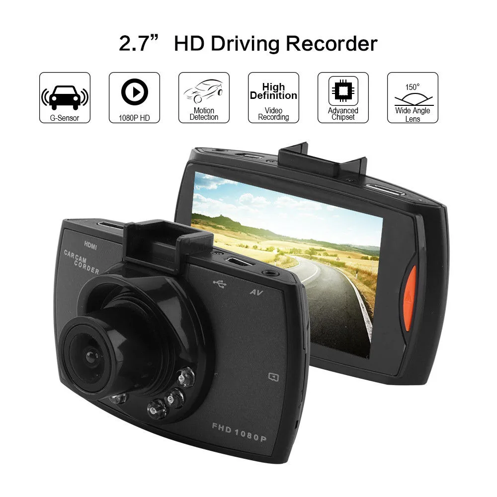 2020 New Car DVR Camera Full HD 1080P 140 Degree Dashcam Video Registrars for Cars Night Vision G-Sensor Dash Camera Drop Ship