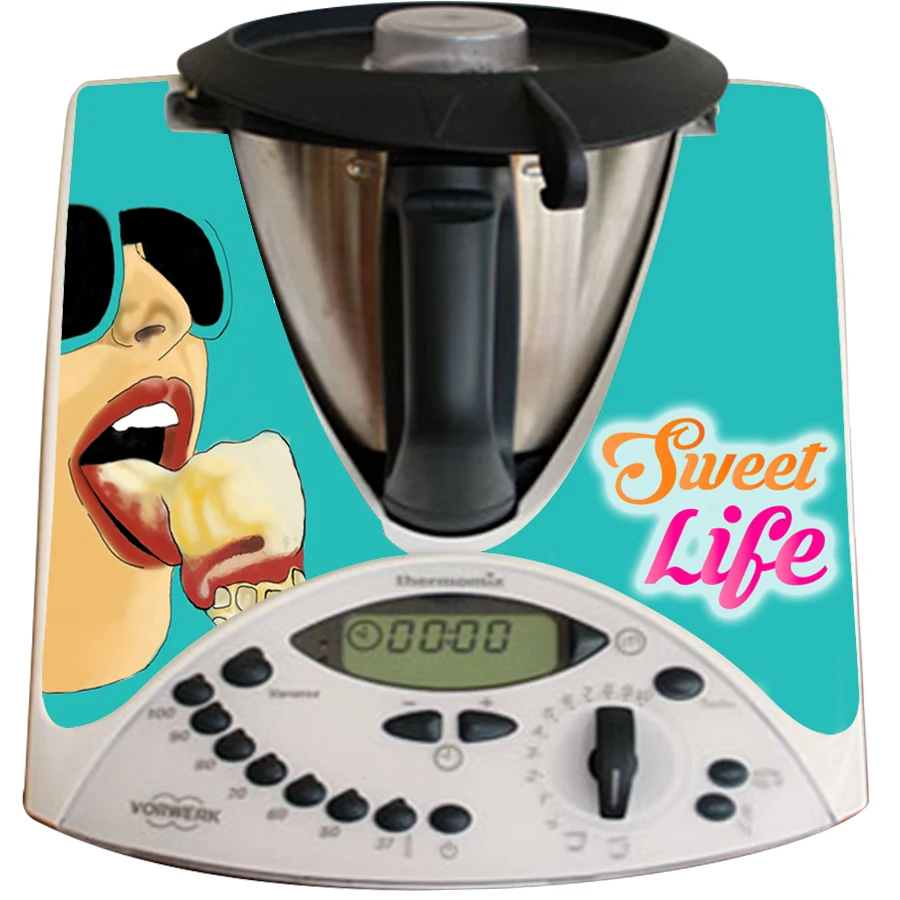 Del vinile PARAURTI decorativo, lato, BIMBY TM31, frutta, decorare il vostro BIMBY