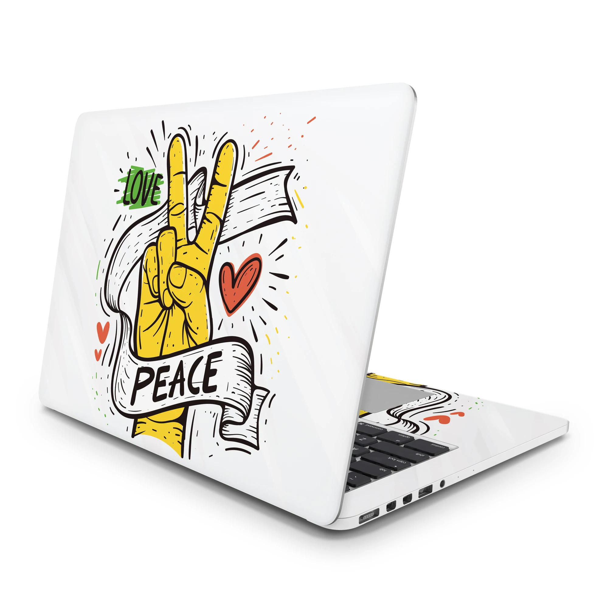 Sticker Master Love Peace Laptop Vinyl Sticker Skin Cover For 10 12 13 14 15.4 15.6 16 17 19 