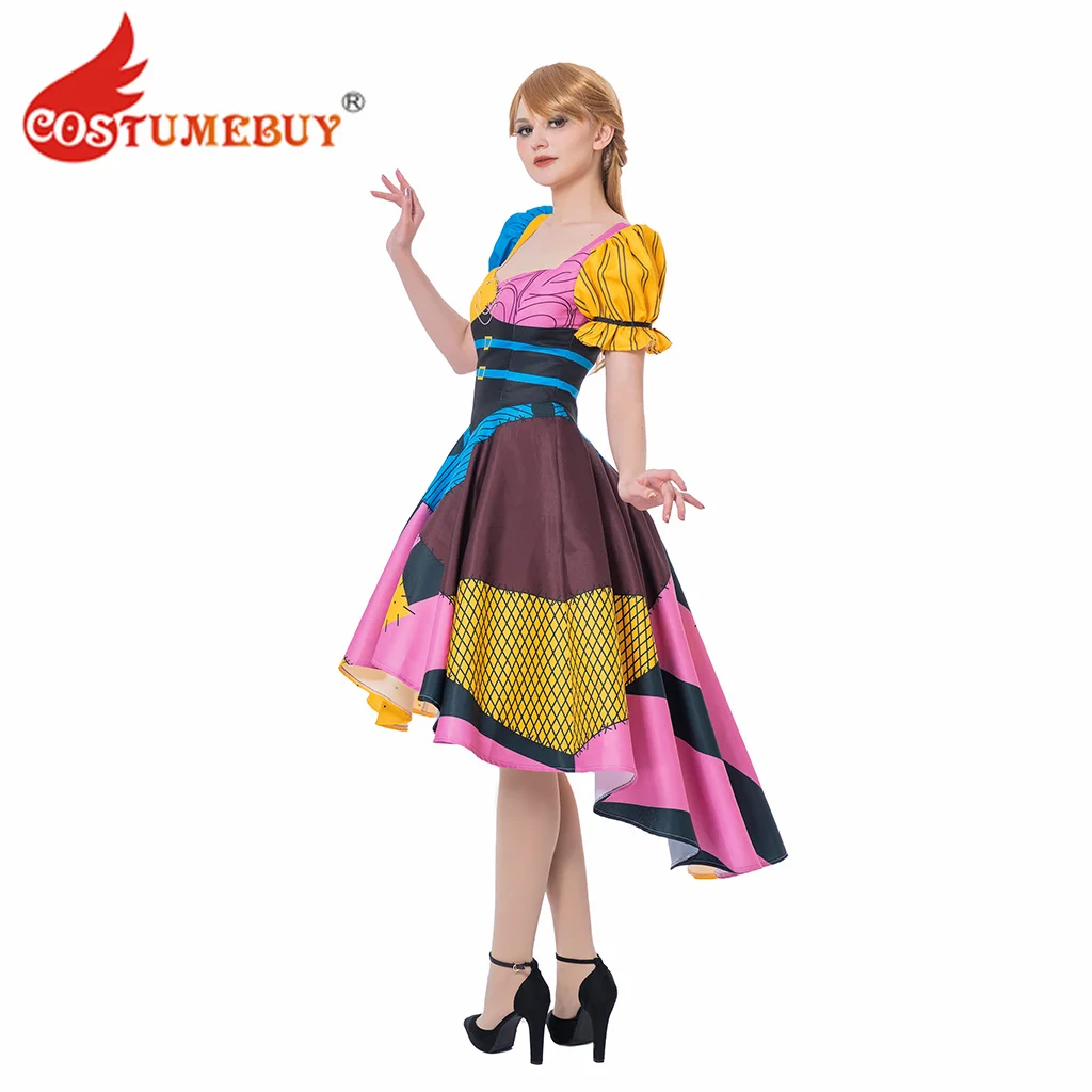CostumeBuy The Nightmare Cosplay Sally Costume Christmas Halloween Sally Dress Costume Steampunk Cosplay Costume