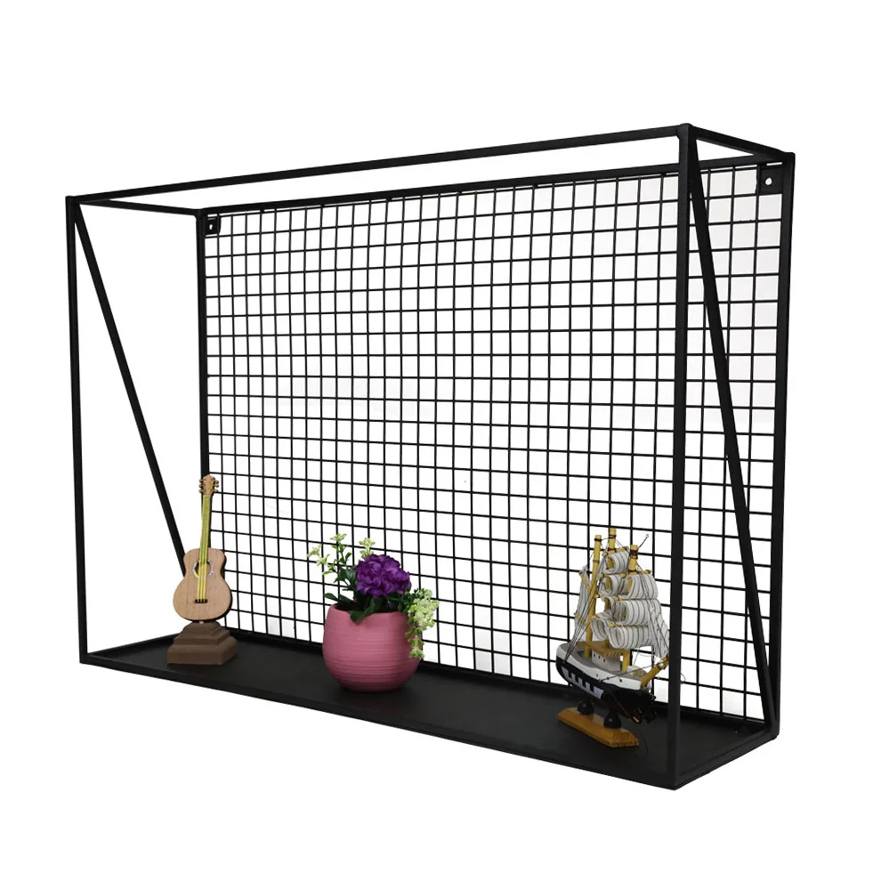 Rak Dinding Besi Model Kotak Persegi Nordic WD-13