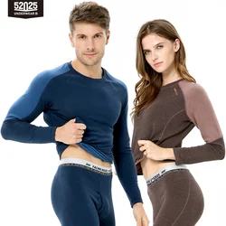 52025 Ropa interior térmica cálida con forro polar para hombres y mujeres Equipo esencial de invierno para clima frío Acogedor en clima frío