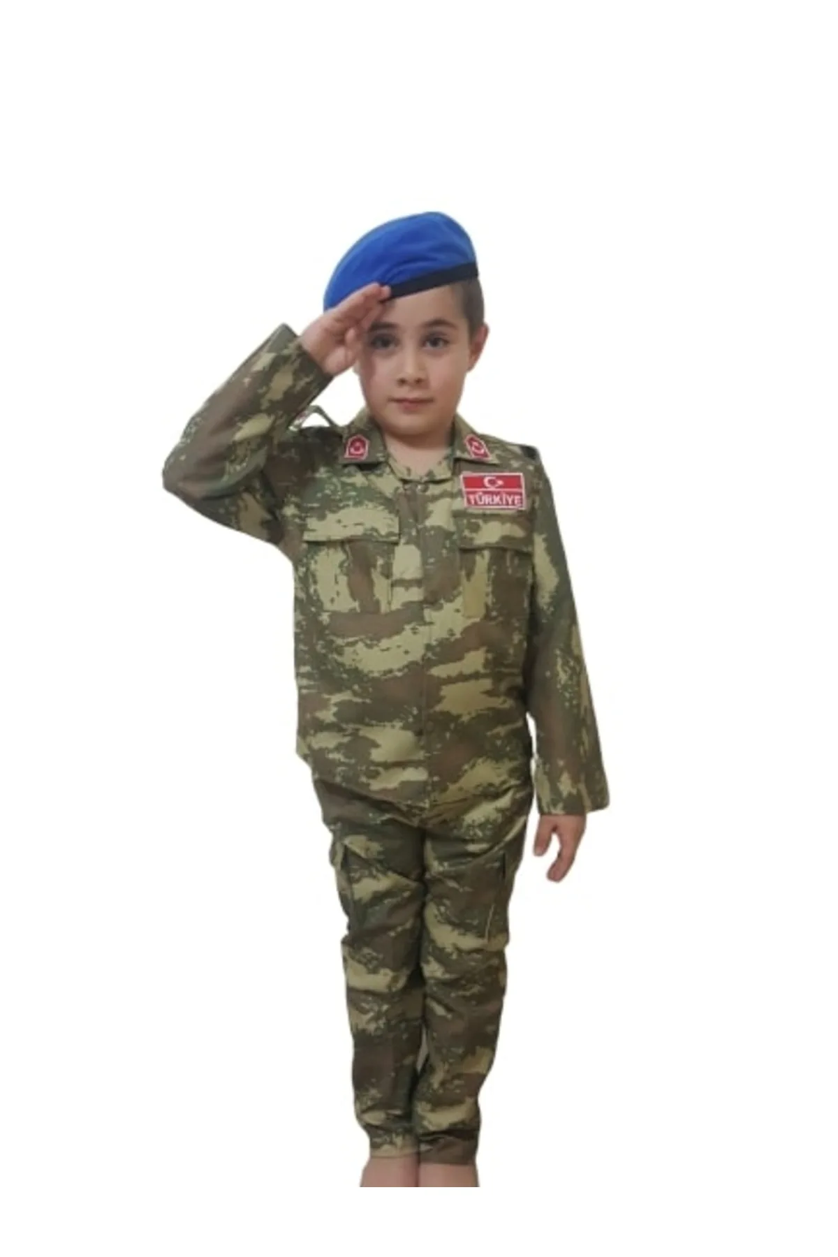 Deha Fashion Boys' Bordeaux Beret Soldier Commando Suit Ottoman Turkish Turkey officer gun war dress camouflage male male child