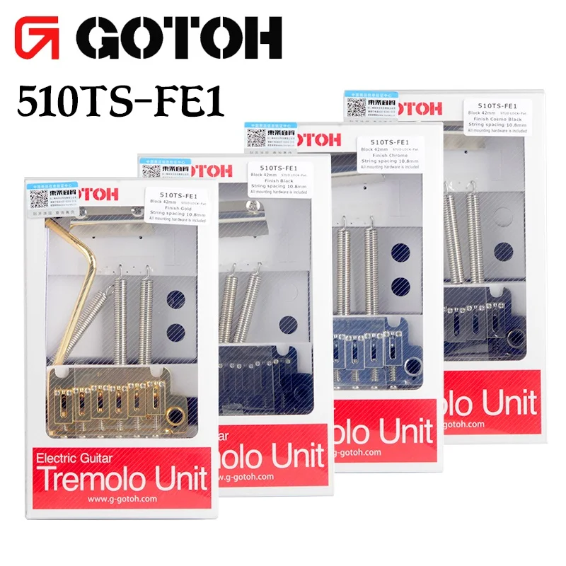 Gotoh 510TS-FE1 Non-locking 2 Point Tremolo Bridge w/ Hardware, 4 Colors Available