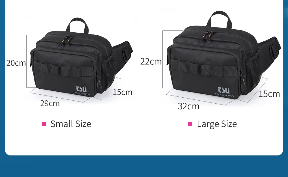 TSURINOYA Angelgerät Tasche Große Kapazität Multifunktionale Locken Pack Outdoor Schulter Tasche und Hüfte Tasche Boxen Zange Lagerung – Detail 4