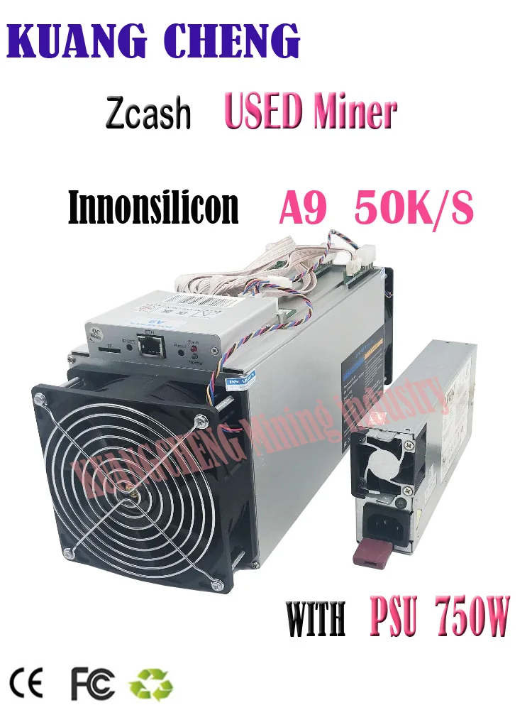 

Zcash Innosilicon A9 50k sol/s ZEC miner Asic Miner WITH PSU Zen ZEC Mining Machine Better Than Antminer S9 14T 14.5T Z15 Z11