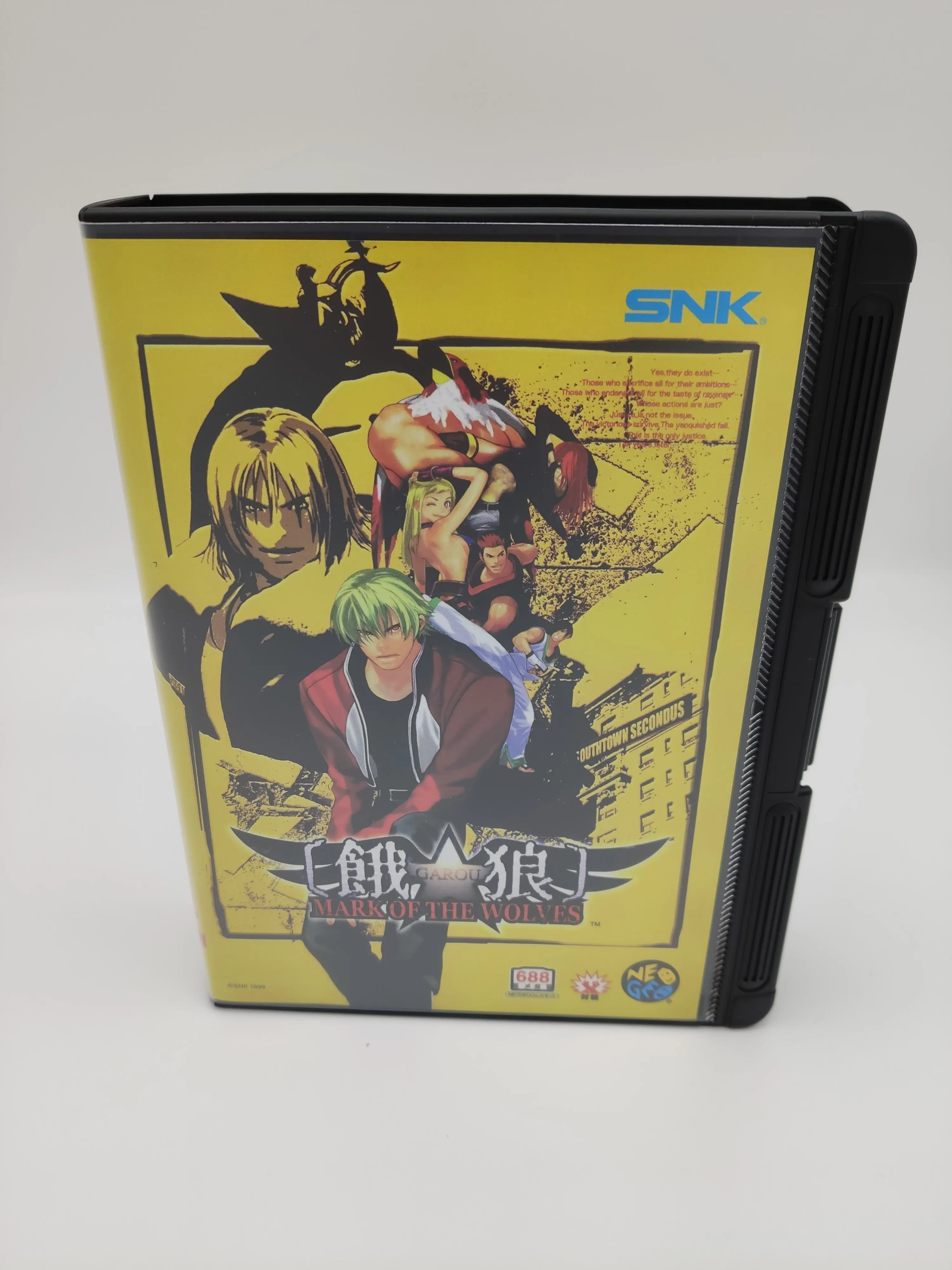 SNAP LOCK BOX + INSERT GAROU MARK OF THE WOLVES JAPAN NEO GEO AES NEW