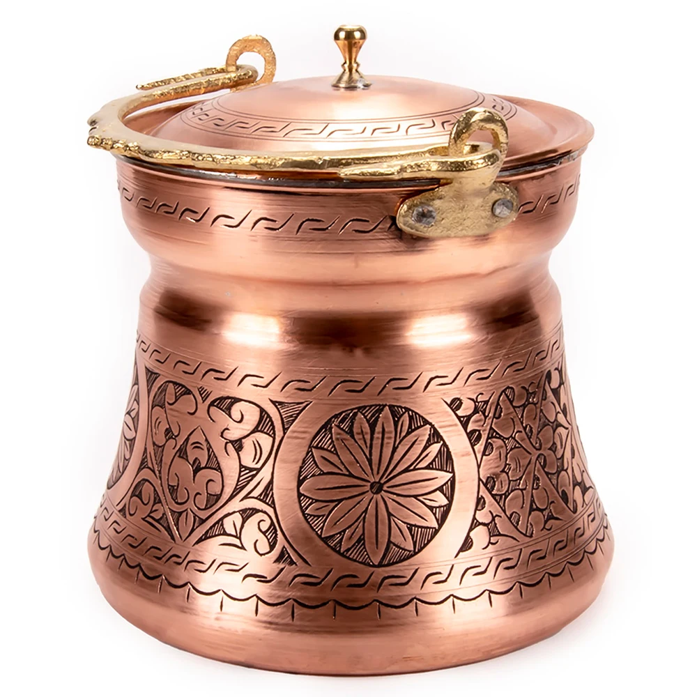 Copper Bucket 2 Lt; (Copper Color)