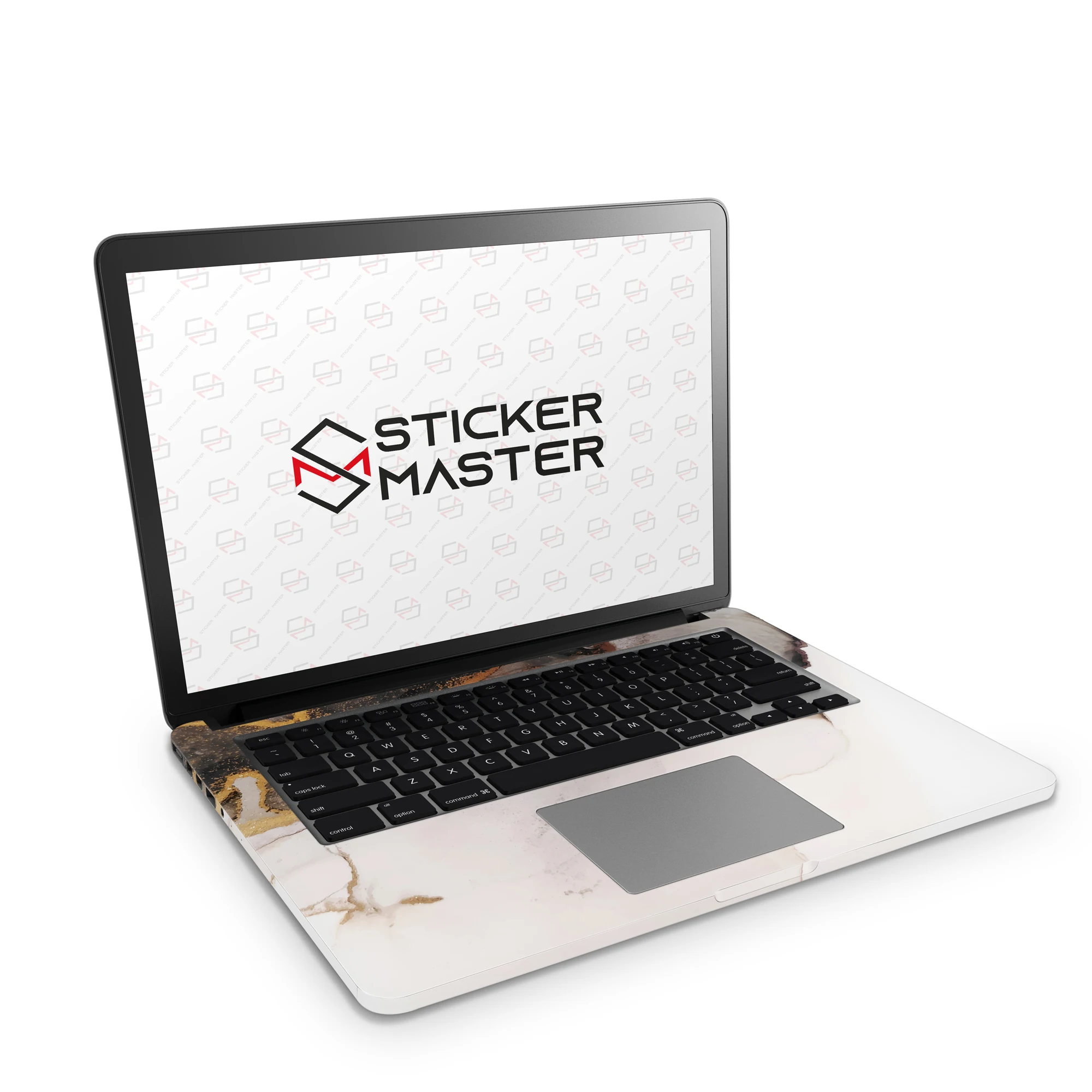 Sticker Master Abstract Black And Gold ink Laptop Vinyl Sticker Skin Cover For 10 12 13 14 15.4 15.6 16 17 19 