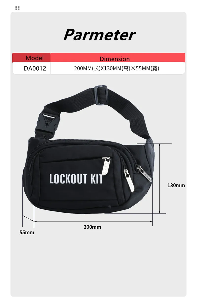 Lockout Tagout Kit สำหรับทั่วไปเบรกเกอร์และวาล์ว,2แท็ก Lockout,1 Lockout Hasp,3 Breaker Lockout,2กุญแจ,1 P