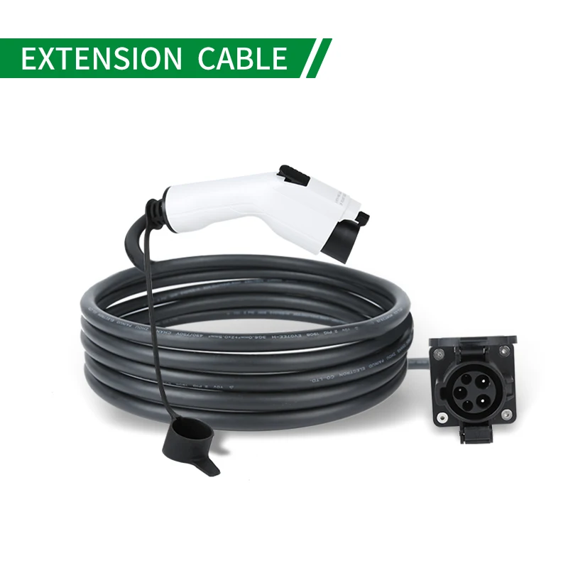 

SAE J1772 Charging Extension EV Cable Cord Extend Lengthen Cable TUV/UL Electric Vehicle Car Connector