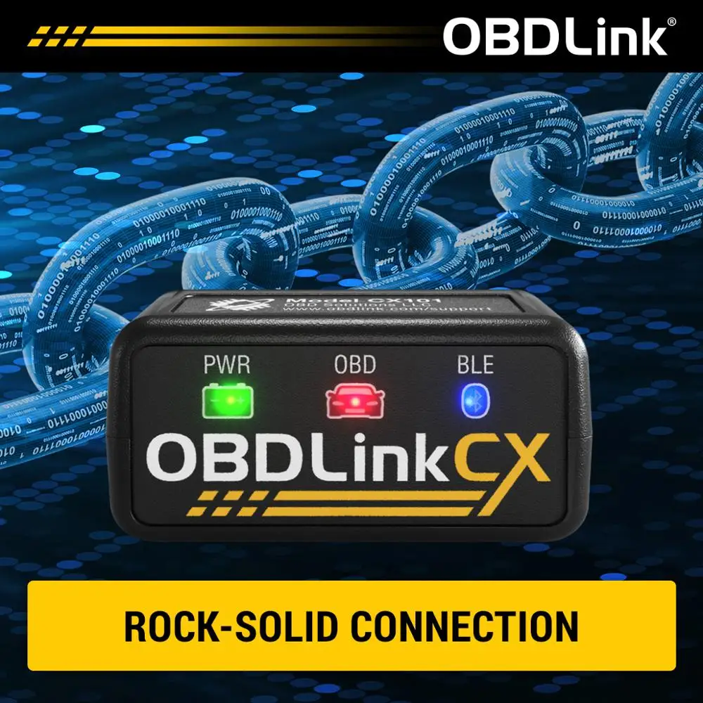 OBDLink CX -Designed For Bimmercode Bluetooth 5.1 BLE OBD2 Adapter Works with iPhone/iOS & Android, Car Coding, OBD II