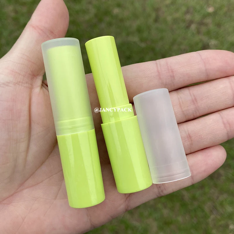 4g الوردي الأبيض مستحضرات التجميل لتقوم بها بنفسك فارغة Chapstick ملمع الشفاه أحمر الشفاه أنبوب بلسم مع قبعات الحاويات كريم شفاه زجاجة مستحضرات التجميل القابلة لإعادة الملء