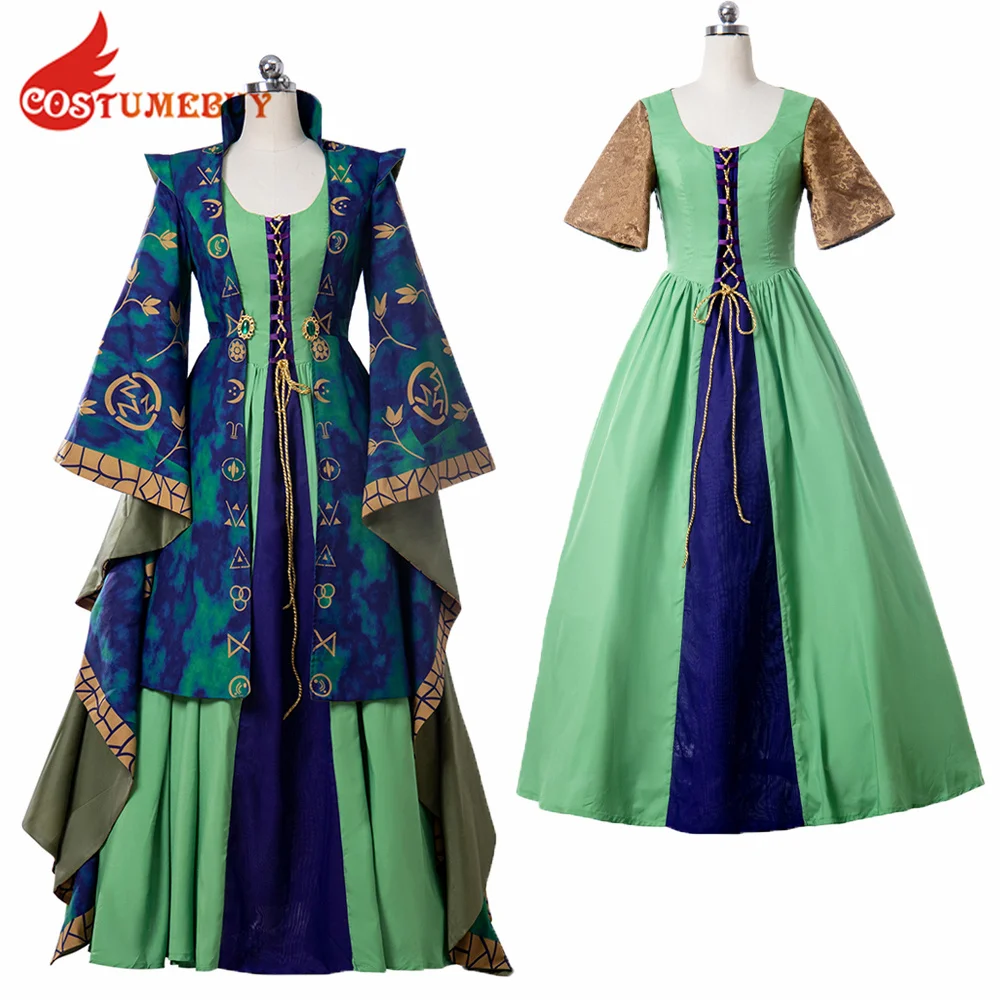 

CostumeBuy Victorian Renaissance Cosplay Costume Halloween Carnival Witch Costume Dress Women Medieval Ball Gown