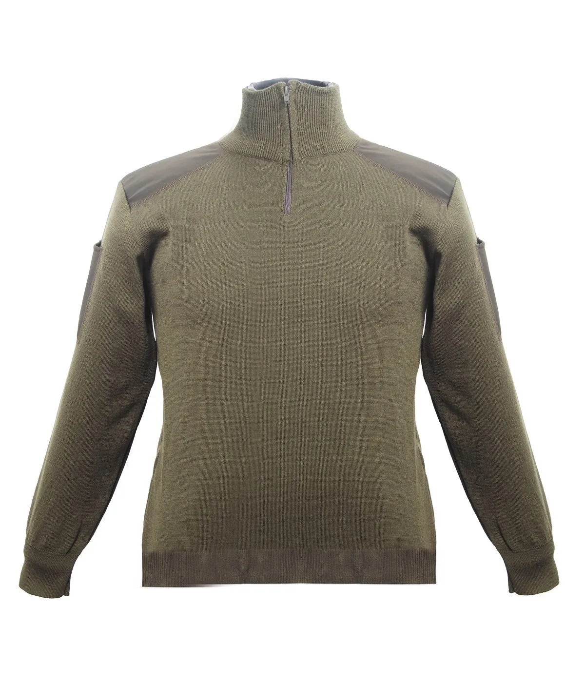 YDS Military Sweater Zippered Collar Mens Army Pullover Security