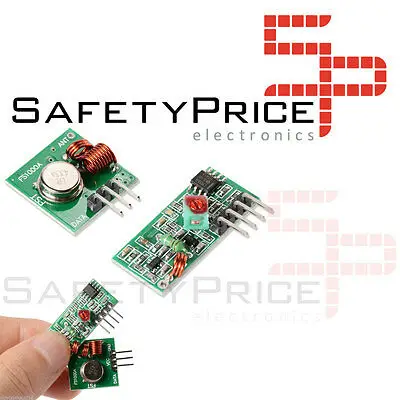 Arduino Rf módulo transmisor y receptor inalámbrico 433 MHZ electronica