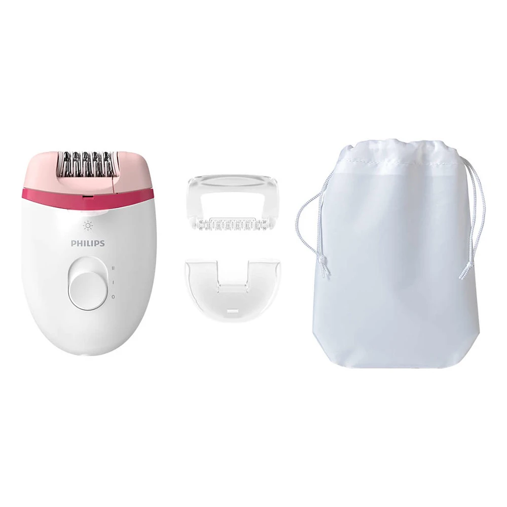 Philips epilator beauty Satinelle compact portable electric women men essential wired painless facial body hair removal maki