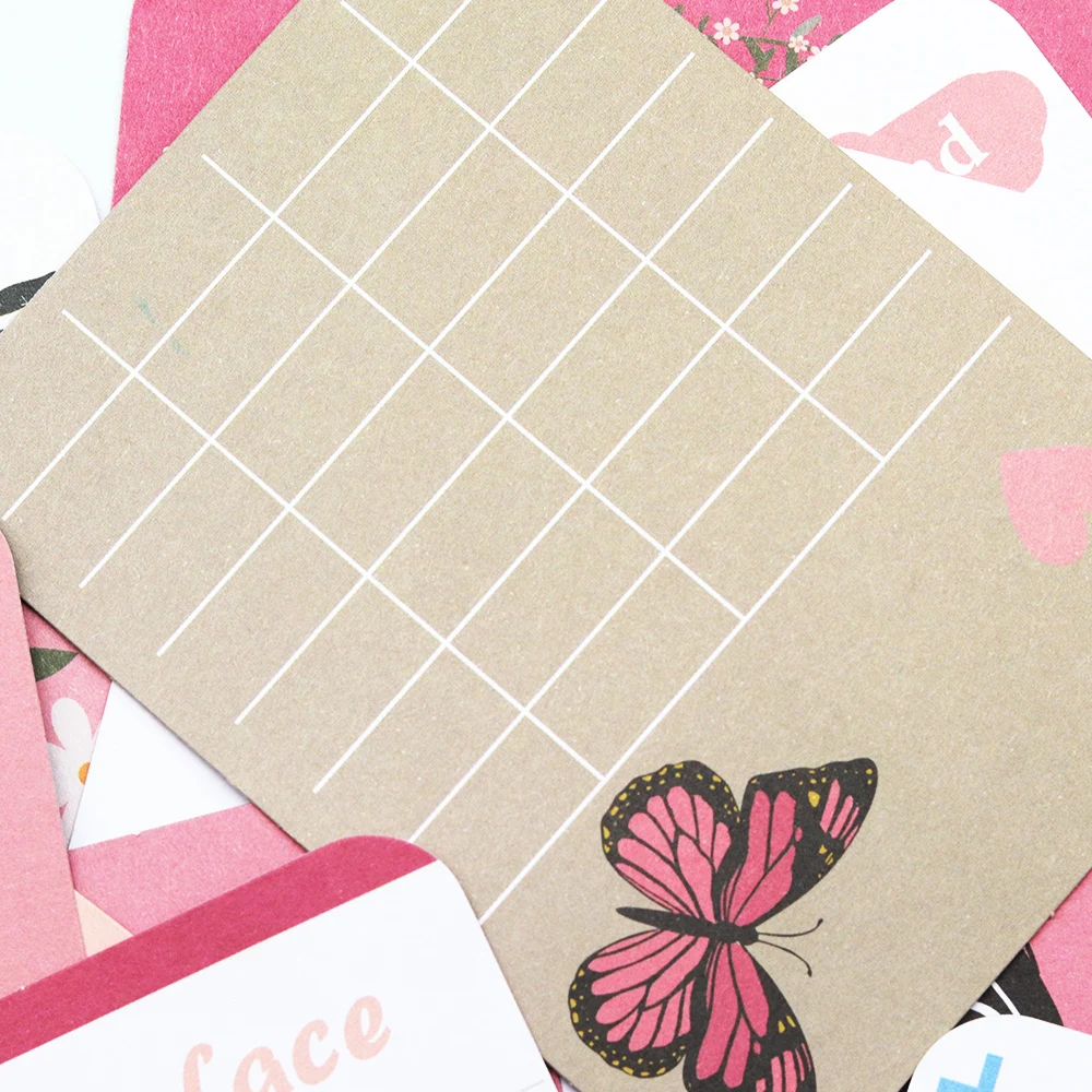 Kreatywna ścieżka karton dziennikarstwo karty dwustronny nadruk DIY rzemiosło Scrapbooking projekt Album Journal Card upiększeń