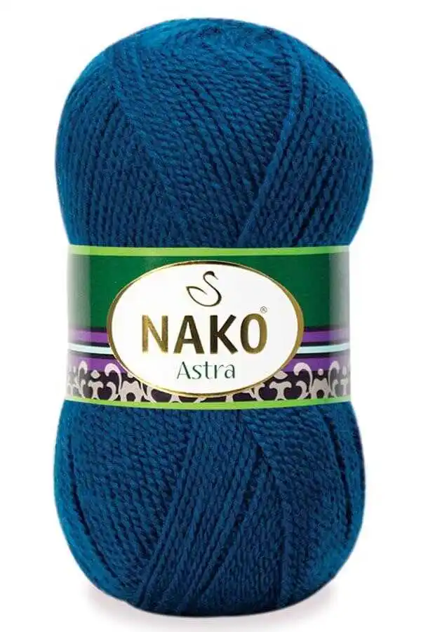 Premium Hand Knitted Yarn - 44 Color Options - 330 Meters(100gr) -  Knitting Yarn Ball - Nako Astra - Premium Acrylic - Cardigans - Scarf - Beanie 