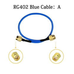 SMA Male To SMA  OR RP SMA MALEMale RF Coaxial Cable RG402 Cable High Frequency Test Cable 50ohm