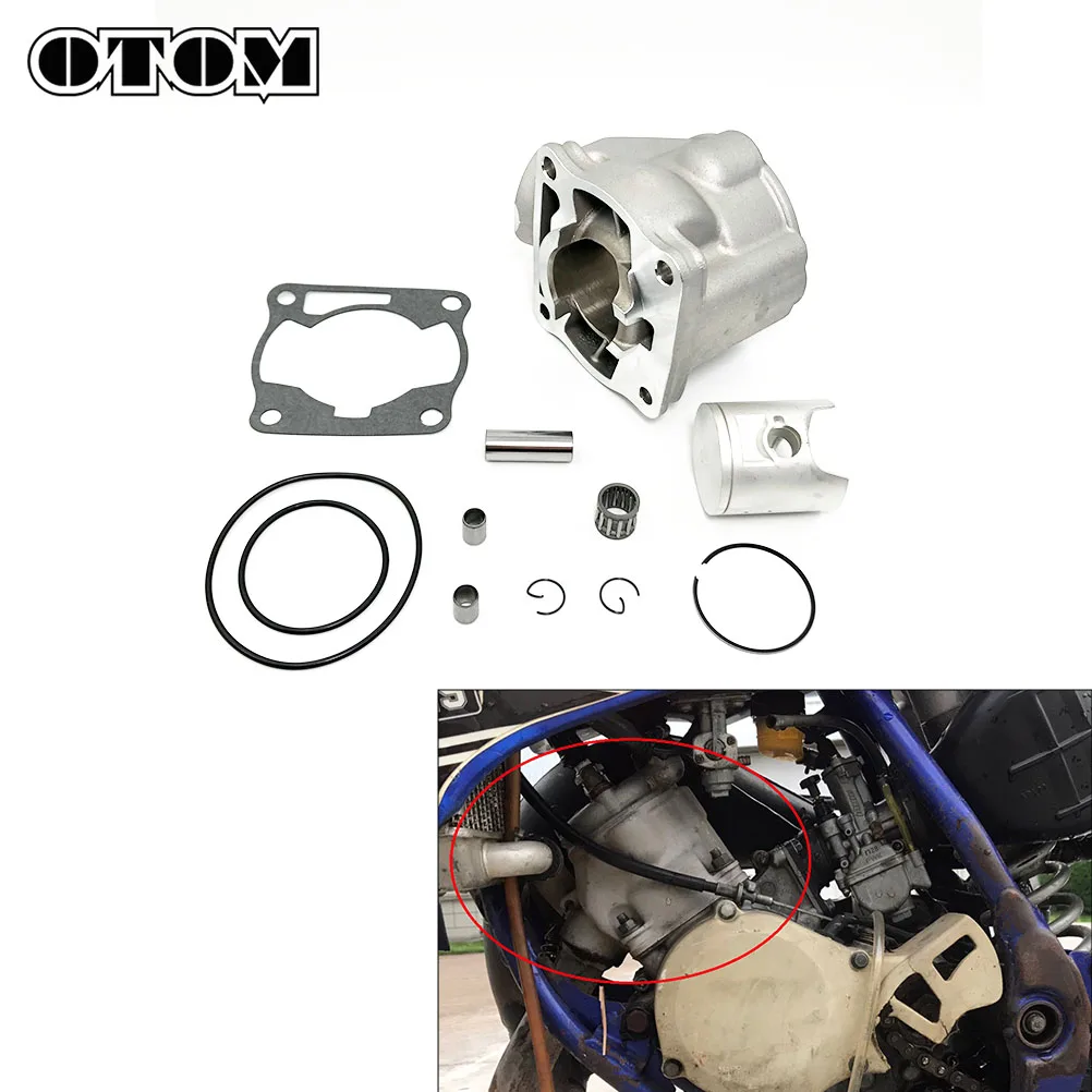 OTOM Motorcycle 47.5mm Cylinder Piston Rings Gasket Kit For YAMAHA YZ80 YZ85 2002-2014 Motocross Scooter ATV Moped Big Bore Part