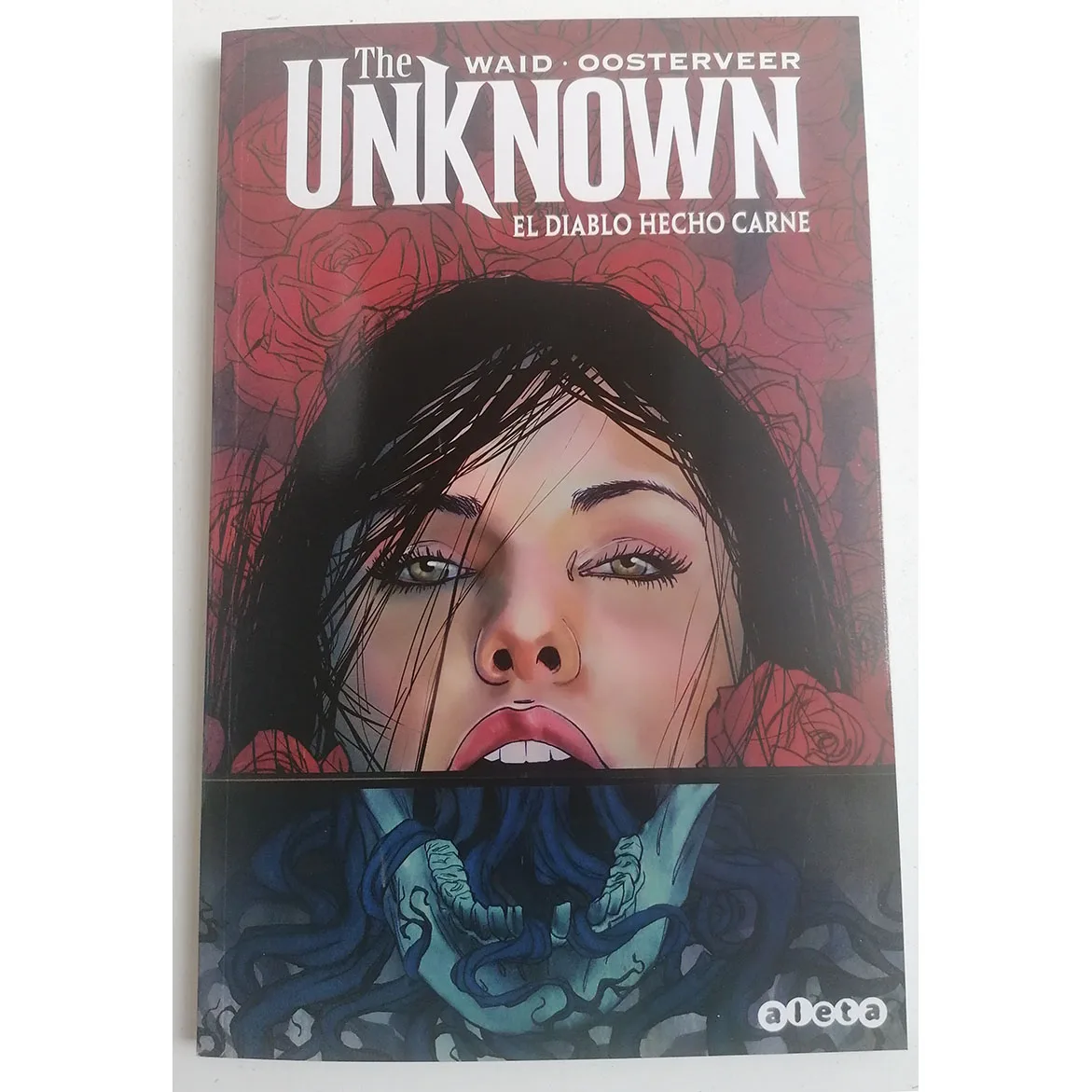 American, THE UNKNOWN THE devil made flesh, ED. ALETA, year 2021, author MARK WAID, COMIC BOOK in Spanish, novel GRAFICA