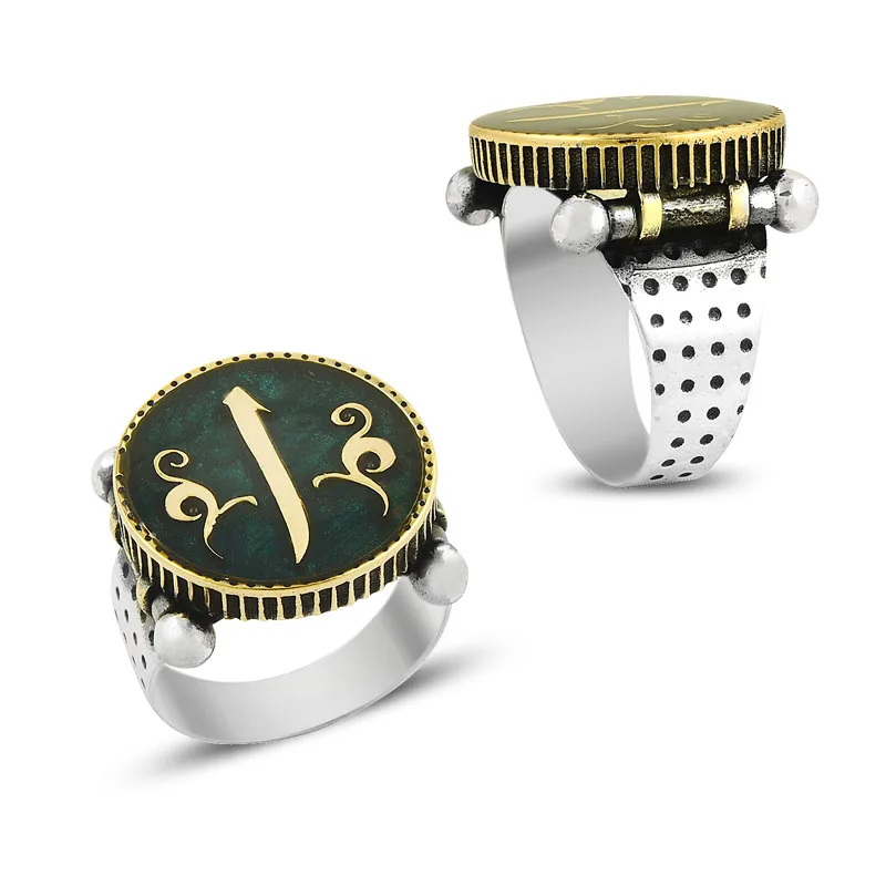925 Silver Special Desing Handmade Khalif Rings for Men