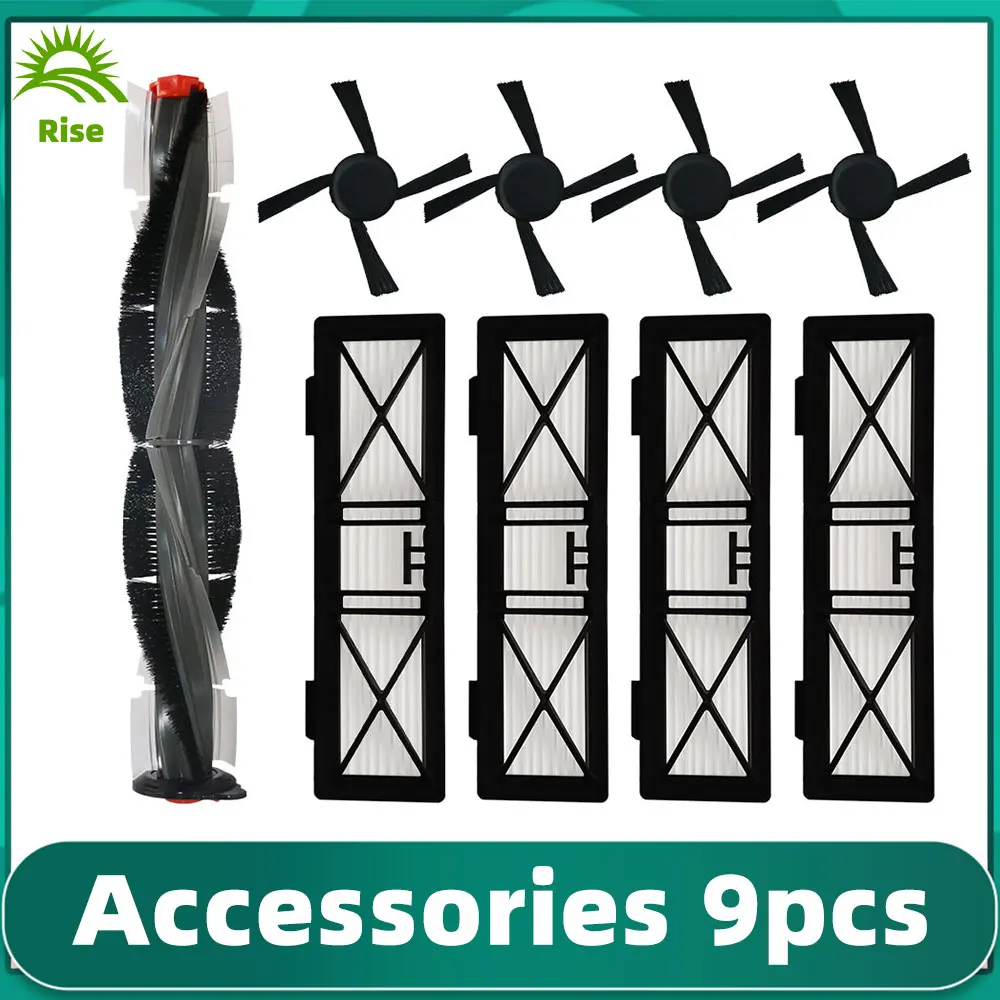 جزء مكنسة كهربائية مع فلتر Hepa ، يصلح لسلسلة Neato Botvac D ، D7 ، D85 ، D3 ، D4 ، D5 ، D6 ، D75 ، D80 ، ملحقات فرشاة الجانب الرئيسي