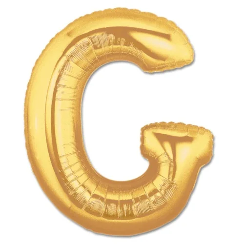 

G Letter Foil Balloon Gold Color 40 Inches 431621158