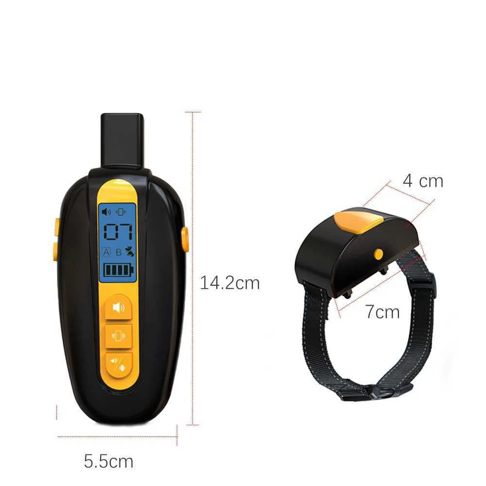 Dog Training Collar Rechargeable Dog Collar Waterproof with Beep Vibration Beep & Vibration 8 Levels