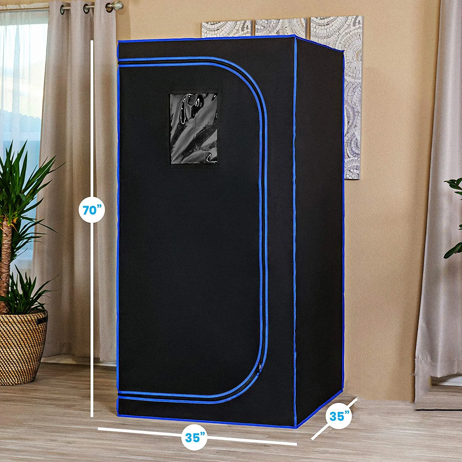 Imagem -04 - Full Body Sauna Tent com Tubo de Fold Chair Não Incluir Gerador de Vapor Casa Banho Suporte Apenas Aço Inoxidável