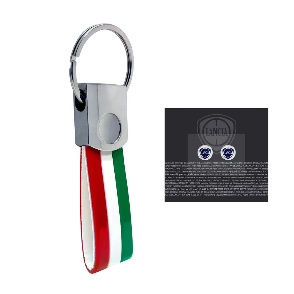 Keychain with logos Lancia original 12 mm