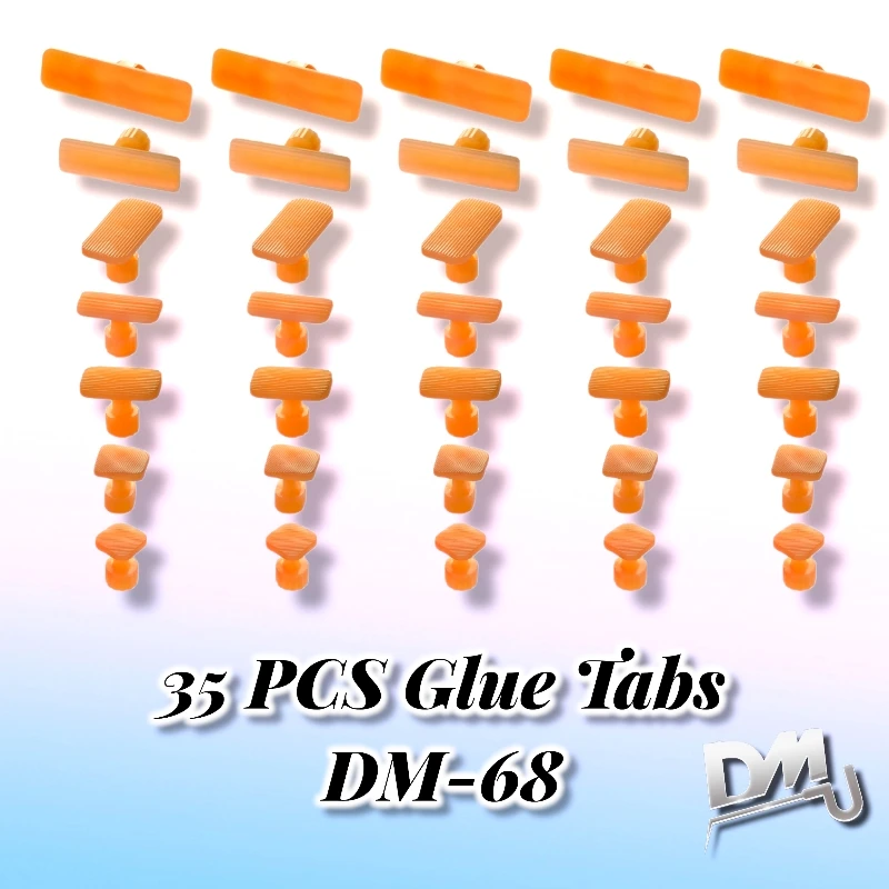 Paintless dent repair kit de reparação dent carro extrator cola extrator tabs 35 pcs kits de remoção para veículo carro reparação dent ferramentas