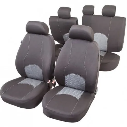 Suit for saloon car seat covers 5 seater validas for seats with airbag and rear seats split 2/1 manufactured polyester high quality