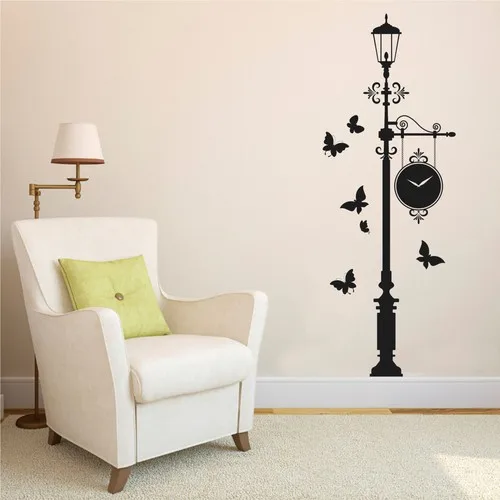 الكل مباراة ساعة الحائط ملصقات جدار المنزل مكتب أنيق للصورة