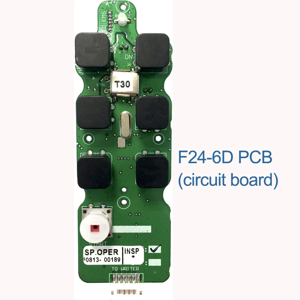 Công Tắc Cảm Ứng Công Nghiệp 6 Phím Không Dây Cần Cẩu Điều Khiển Từ Xa F24-6S F24-6D Phát Bộ Phát PCB Hoặc CPU Bảng Mạch